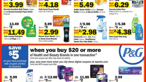Meijer P&G 'Save $5' Features